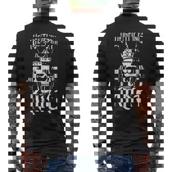 Tete Morte Haltères Musculation Haltérophilie T-shirt imprimé au dos - Cadeauxyz