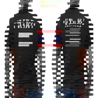 Thai Pride Flag Thailandia Grande Regalo T-shirt da uomo con stampa posteriore - Novitaregali
