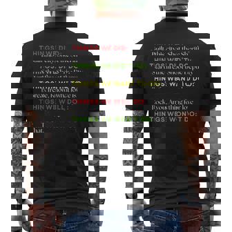 Things We Did Built This City Shot The Sheriff Start Men's T-shirt Back Print | Mazezy