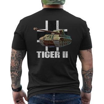 Tiger Ii Tanque Pesado Alemán Ww2 Panzer Blindado Camiseta Hombre Estampado Espalda - Regaloses