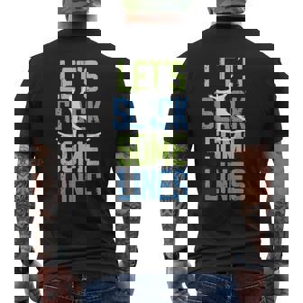 Tightrope Walking Slacklining For Men Men's Back Print T-Shirt | Mazezy