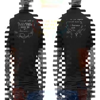 Time Cast A Spell On You But You Won't Forget Me Vintage Men's T-shirt Back Print | Seseable UK