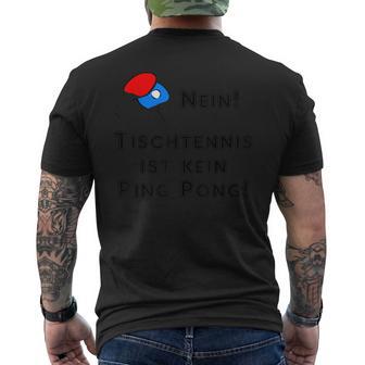 Tischtennis Ist Kein Ping Pong Table Tennis Camiseta Hombre Estampado Espalda - Regaloses