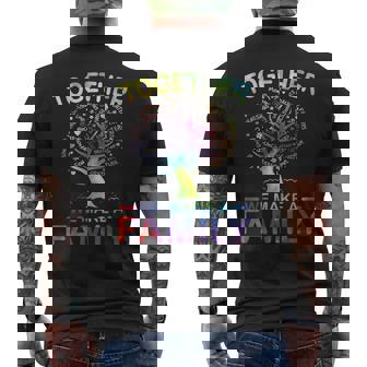Together We Make A Family Matching Family Reunion Party 2025 Men's T-shirt Back Print - Thegiftio