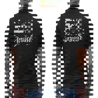 Toiletteur Mignon Toilettage Chien Chiens T-shirt imprimé au dos - Cadeauxyz