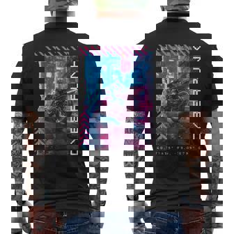 Tokyo Futuriste T-shirt imprimé au dos - Cadeauxyz