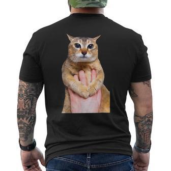 Tole Tole Cat Small Black Men's T-shirt Back Print - Thegiftio UK