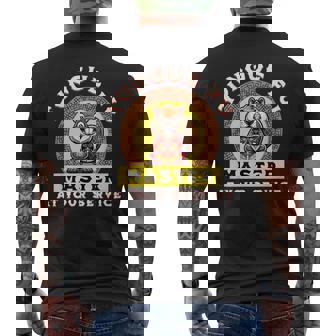 Tongue Fu Beaver Raunchy Adult Inappropriate Humor Men's T-shirt Back Print | Mazezy