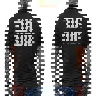 Tour Guide Divertida Frasearcástica Novedad Humor Camiseta Hombre Estampado Espalda - Regaloses