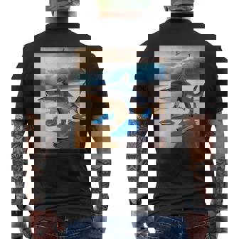 Tralalero Tralala Gen Alpha Shark Meme Men's T-shirt Back Print - Monsterry