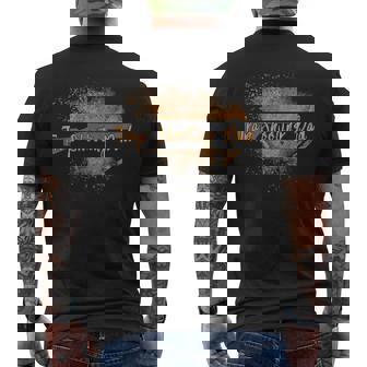 Trap Shooting Dad Clay Dust Men's Back Print T-Shirt | Mazezy