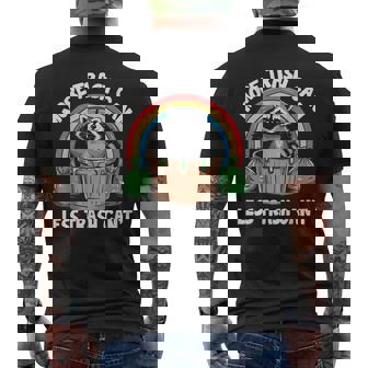 More Trash Can Less Trash Can't Men's T-shirt Back Print | Seseable UK