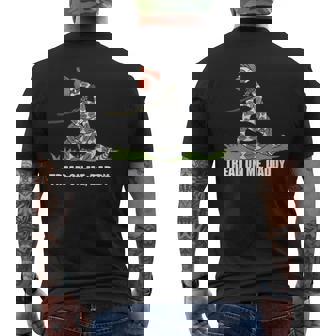 Tread On Me Daddy Men's T-shirt Back Print - Monsterry