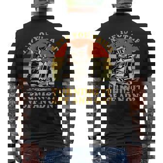 Have You Tried Turning It Off And On Tech-Support Humor Cat Men's T-shirt Back Print - Monsterry