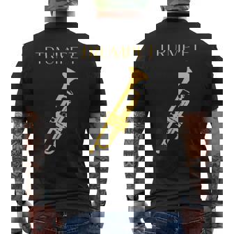 Trompette Orchestreymphonique Trompette T-shirt imprimé au dos - Cadeauxyz