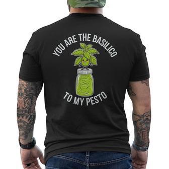 Tu Es Le Basilic De Mon Pesto Un Drôle D'amateur De Cuisine Italienne T-shirt imprimé au dos - Cadeauxyz