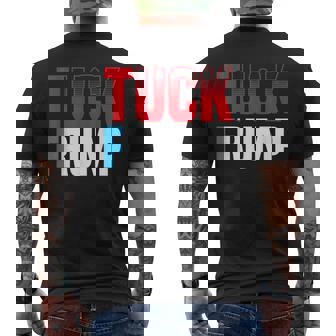 Tuck Frump 面白いアンチトランプデザイン。 メンズTシャツ バックプリント - Kawaiitshirt