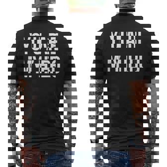 Tuei Il Mio Eroe T-shirt da uomo con stampa posteriore - Novitaregali