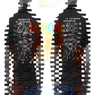 Tung Tung Back Tochoolahur Brainrot Meme Bambini Ragazzicherzo T-shirt da uomo con stampa posteriore - Novitaregali