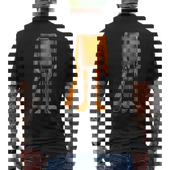 Tung Tung Sahur Italian Brainrot Halloween Birthday Men's T-shirt Back Print | Seseable FR