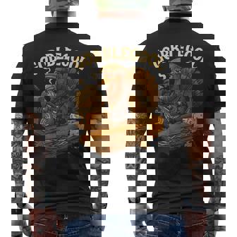 Turkey Gabagool Gobblegool Italian Food Men's T-shirt Back Print | Mazezy