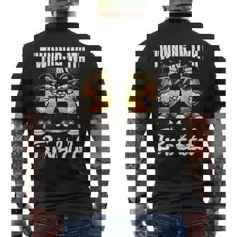 Twinning With My Bro Potato Twin Brothers Best Friend Men's T-shirt Back Print - Monsterry