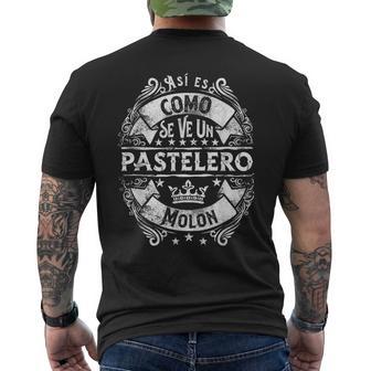 Un Pastelero Molon Divertido Para Hombre Chef Pasteleria Camiseta Hombre Estampado Espalda - Regaloses