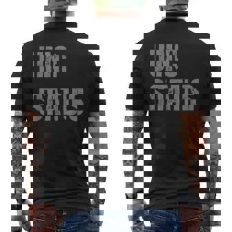 Unc Status Uncle Men's T-shirt Back Print | Mazezy