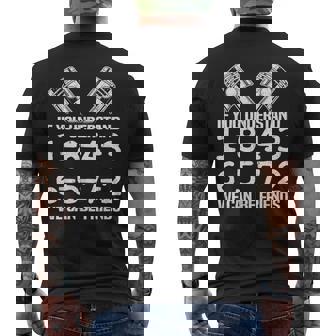 If You Understand 1-8-4-3-6-5-7-2 We Can Be Friends Garage Men's Back Print T-Shirt | Mazezy