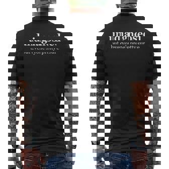 Undiagnosed But Everyone Is Pretty Sure Undiagnosed Men's T-shirt Back Print - Thegiftio