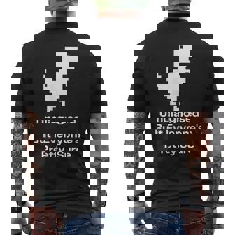 Undiagnosed But Everyone's Pretty Sure Ironic Mental Health Men's T-shirt Back Print | Mazezy