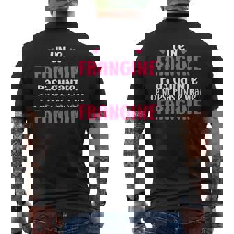 Une Frangine Pas Chiante Ce N'est Pas Uneraie Frangine T-shirt imprimé au dos - Cadeauxyz