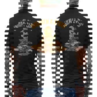 Unearth A Story Dinosaur Reading Books Summer 2026 Men's T-shirt Back Print - Thegiftio