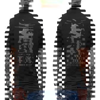 United States Marine Corps 250 Years Chopper Men's T-shirt Back Print | Mazezy