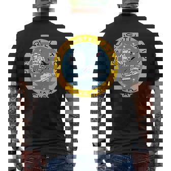 USS Constellation CV-64 Aircraft Carrier Veteran Vintage Men Men's Back Print T-Shirt | Mazezy