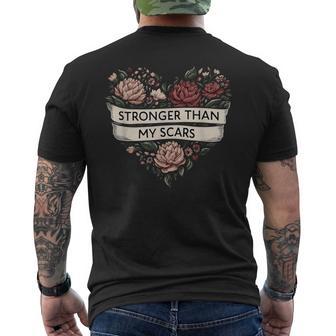 Uterus Removal Recovery Hysterectomy Surgery Survivor Men's T-shirt Back Print - Thegiftio UK