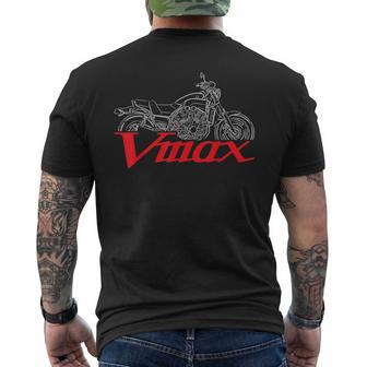 V-Max 1200 1985–2007 Für Cruiser Biker Motorrad T-Shirt mit Rückendruck - Geschenkecke
