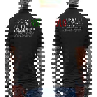 Vaffanculo Italien Italiener Italienisch Italiaizilien T-Shirt mit Rückendruck - Seseable