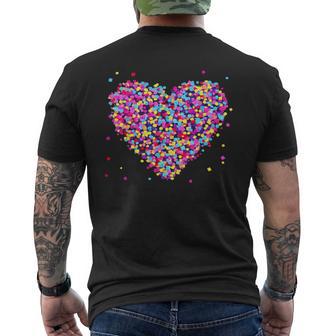 Valentinstag Herz Kostüm Liebe Für Damen & Herren T-Shirt mit Rückendruck - Geschenkecke