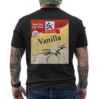 Vanilla Condiment Costume Holiday Spice Costumes Group Men's T-shirt Back Print - Thegiftio UK