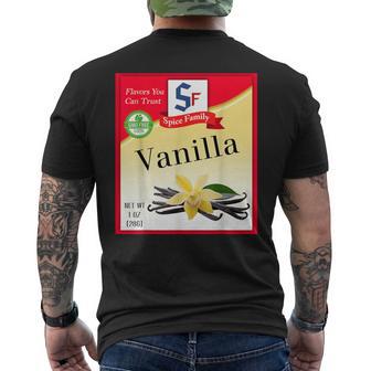 Vanilla Spice Group Costume Family Matching Outfit Men's T-shirt Back Print - Thegiftio UK