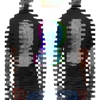 Vaporwave シュールグリッチアートシャツ メンズTシャツ バックプリント - Kawaiitshirt