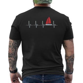 Vela Heartbeat Barca Aela Captain Heartbeatela T-shirt da uomo con stampa posteriore - Novitaregali