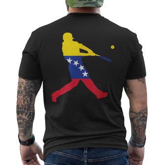 Venezuela Baseball Men's T-shirt Back Print - Thegiftio UK