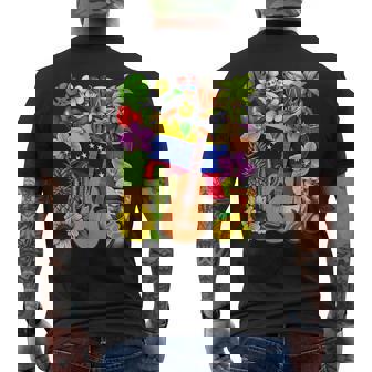 Venezuela Flag Venezuelan Roots Proud Venezuelan Heritage Men's T-shirt Back Print | Mazezy