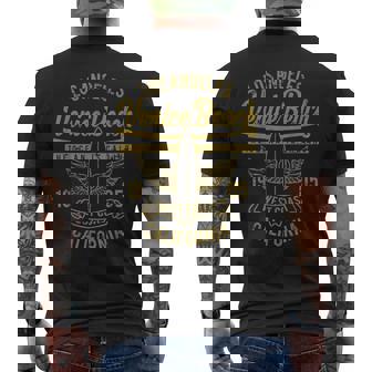 Venice Beach California Retro Vintage Surf Distressed Men's T-shirt Back Print | Seseable FR