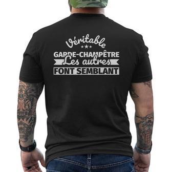 Véritable Garde-Champêtre Les Autres Fontemblant T-shirt imprimé au dos - Cadeauxyz