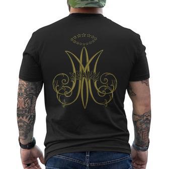 Vierge Marie Auspice Maria Catholique Traditionnelle T-shirt imprimé au dos - Cadeauxyz