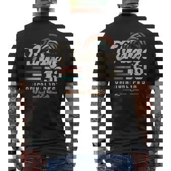 Vintage 1950 Anniversaire Année De Naissance 75 Rétro T-shirt imprimé au dos - Cadeauxyz