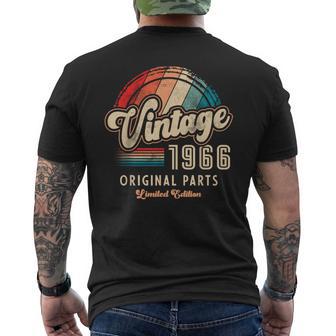 Vintage 1966 Pièces Originales 60E Anniversaire T-shirt imprimé au dos - Cadeauxyz